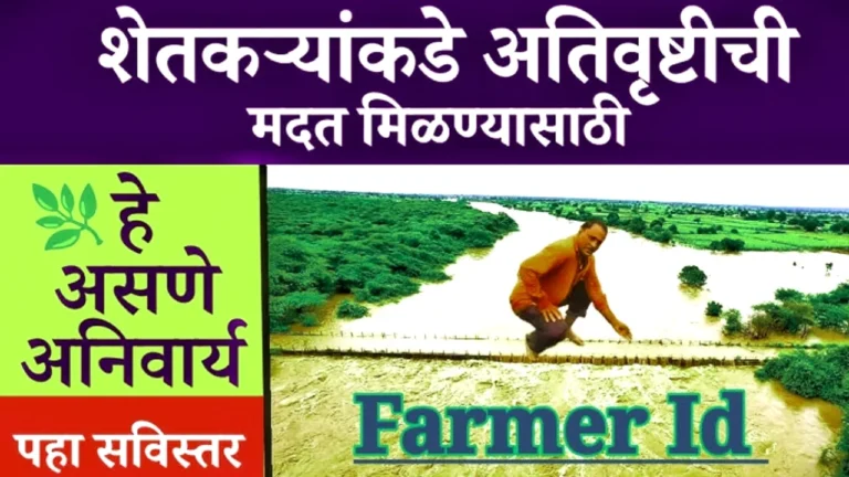 मोठी बातमी: अतिवृष्टी नुकसान भरपाईसाठी 'फार्मर आयडी' बंधनकारक! लाखो शेतकरी मदतीपासून वंचित राहण्याची भीती | Farmer ID
